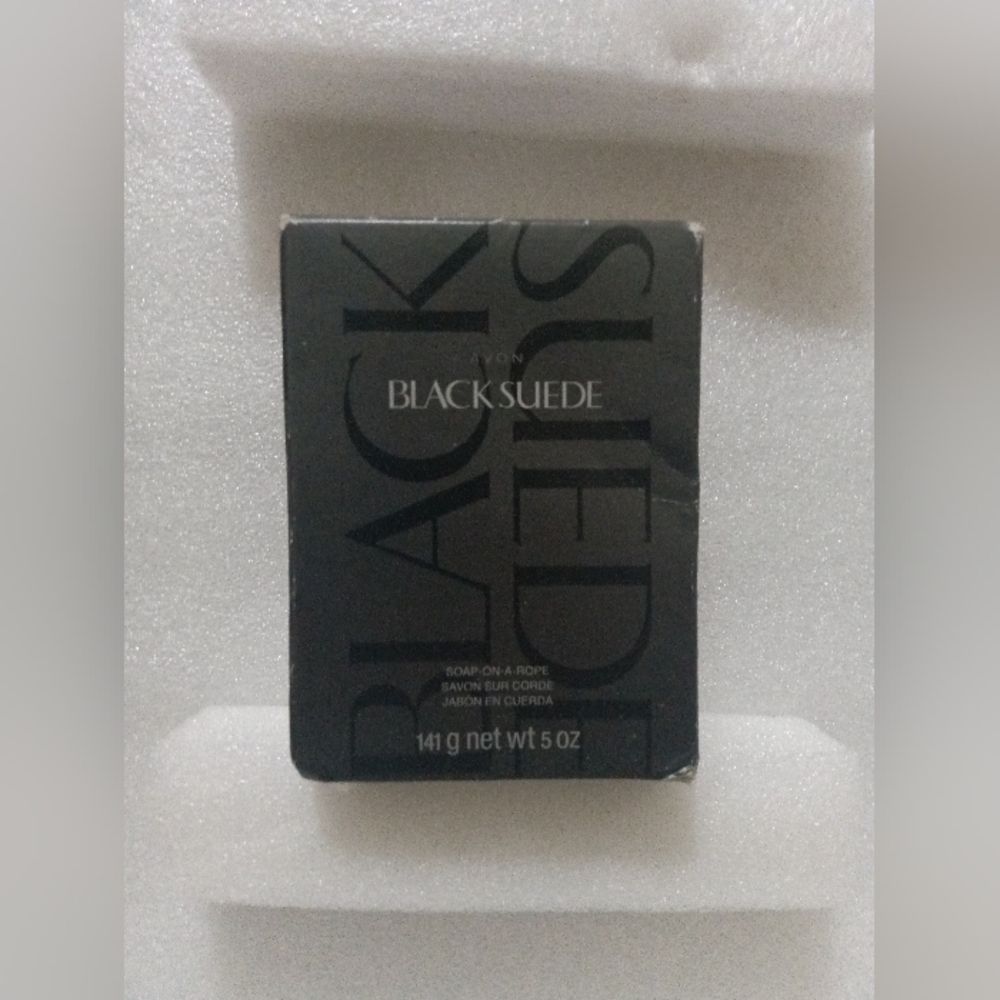 Avon Black Suede Soap Bar - New